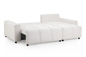 Luki Universal Corner Sofabed - Available in Mocha, Grey or Beige