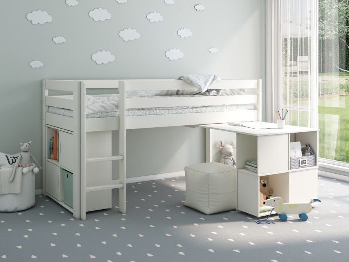 Nora Midi Cude Unit / Chest - Available in White or Grey