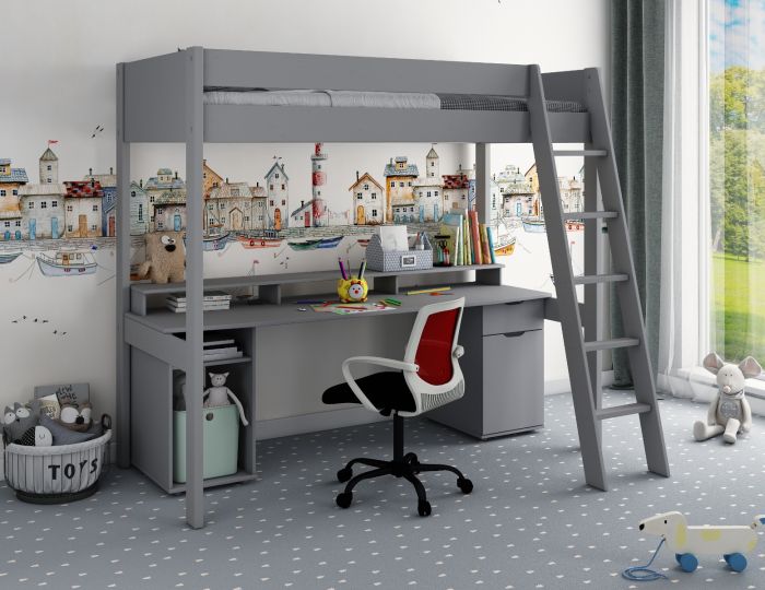 Noomi Tina Gaming Highsleeper - Colour Option White or Grey