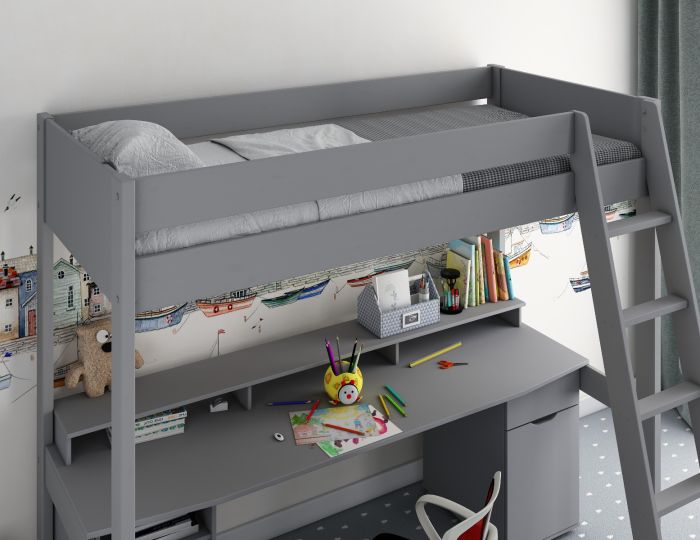 Noomi Tina Gaming Highsleeper - Colour Option White or Grey