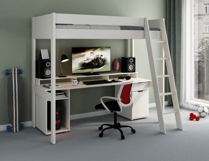 Noomi Tina Gaming Highsleeper - Colour Option White or Grey