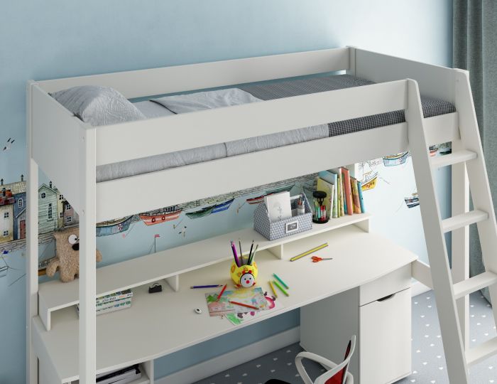 Noomi Tina Gaming Highsleeper - Colour Option White or Grey