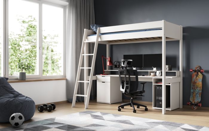 Noomi Tina Gaming Highsleeper - Colour Option White or Grey