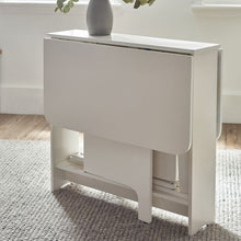 Load image into Gallery viewer, Gatan Small Gateleg Table With 2 Chairs - Available in White, Grey Or Black
