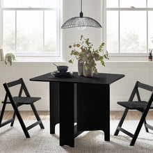 Load image into Gallery viewer, Gatan Small Gateleg Table With 2 Chairs - Available in White, Grey Or Black
