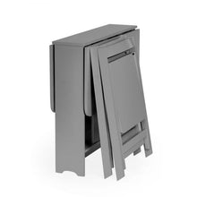 Load image into Gallery viewer, Gatan Small Gateleg Table With 2 Chairs - Available in White, Grey Or Black
