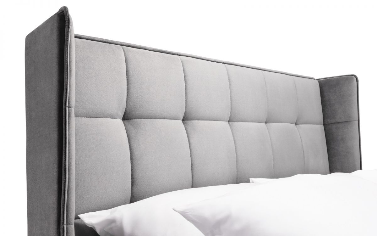 Gatsby Bed - Light Grey - Available in Double or Kingsize