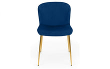 Load image into Gallery viewer, Smooth Velvet Harper Dining Chair - Available in Blue, Grey and Dusky Pink
