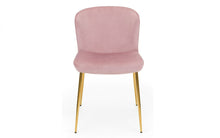Load image into Gallery viewer, Smooth Velvet Harper Dining Chair - Available in Blue, Grey and Dusky Pink
