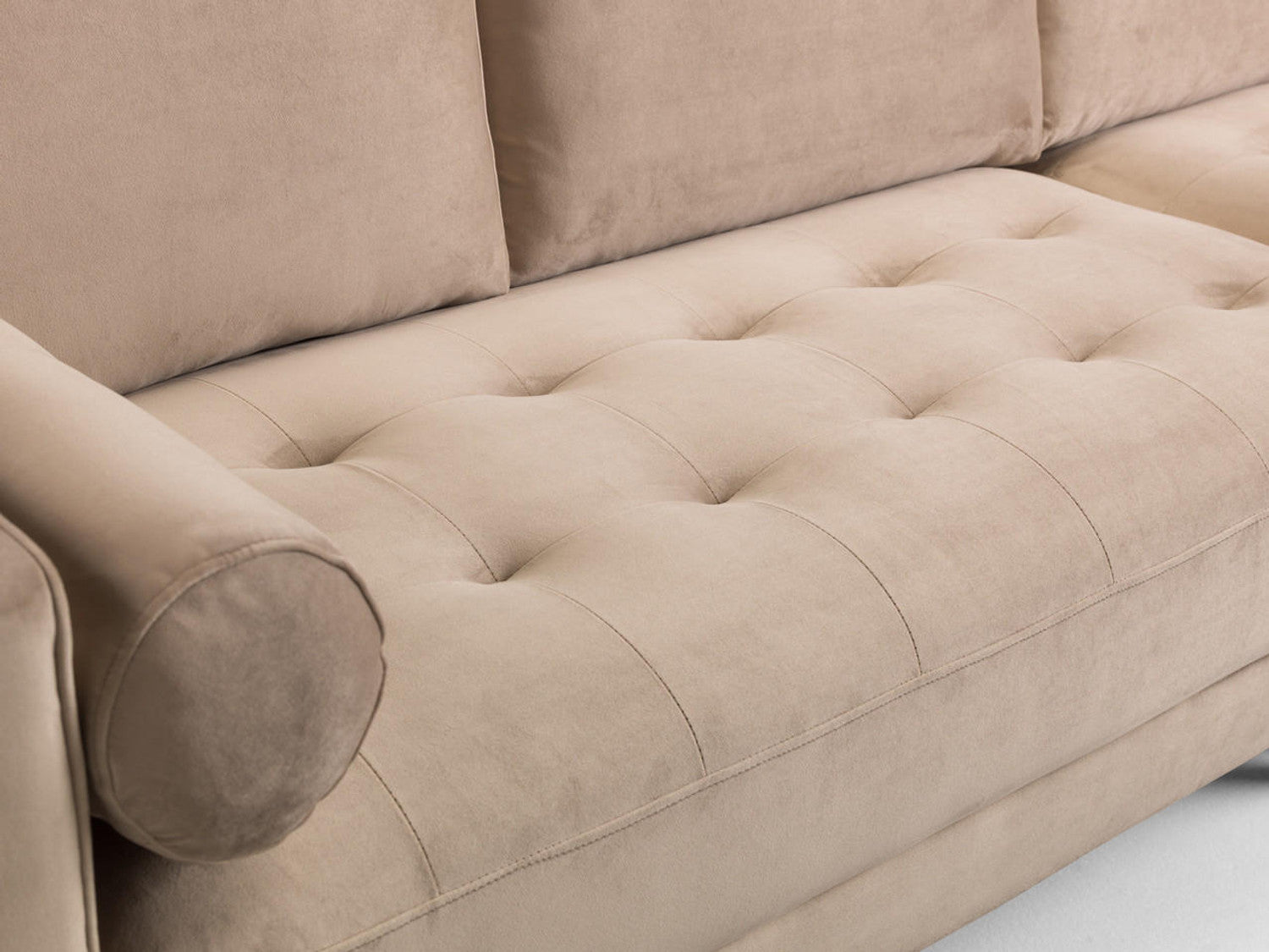 Harper Sofa Set - Available in 4, 3, 2 Seaters & Armchair - Colour Options in Plush, Teal, Blue, Green, Grey, Biege