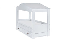 Load image into Gallery viewer, Kids Hazel Low Sleeper With Storage Drawer - White - Optional Mattress
