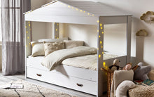 Load image into Gallery viewer, Kids Hazel Low Sleeper With Storage Drawer - White - Optional Mattress
