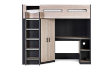 Load image into Gallery viewer, Zeus Highsleeper - All White, Anthracite or WoodGrain &amp; Anthracite - Mattress Option
