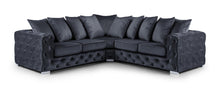 Load image into Gallery viewer, Ankara Sofa -  Silver or Slate - Available in Corner, 3+2 &amp; Footstool
