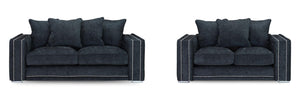 Bentley Sofa - Plush Charcoal - Available in a Large Corner & 3+2 Set