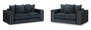 Bentley Sofa - Plush Charcoal - Available in a Large Corner & 3+2 Set