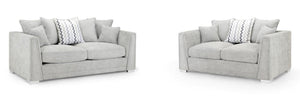 Cony Grey Scatterback Sofa Set - Available in 3, 2 & Armchair