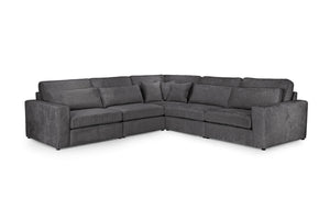 Kiana Sofa Set - Grey or Mocha - Available in a Large/Small Corners & Modulars to Build Your Own Size