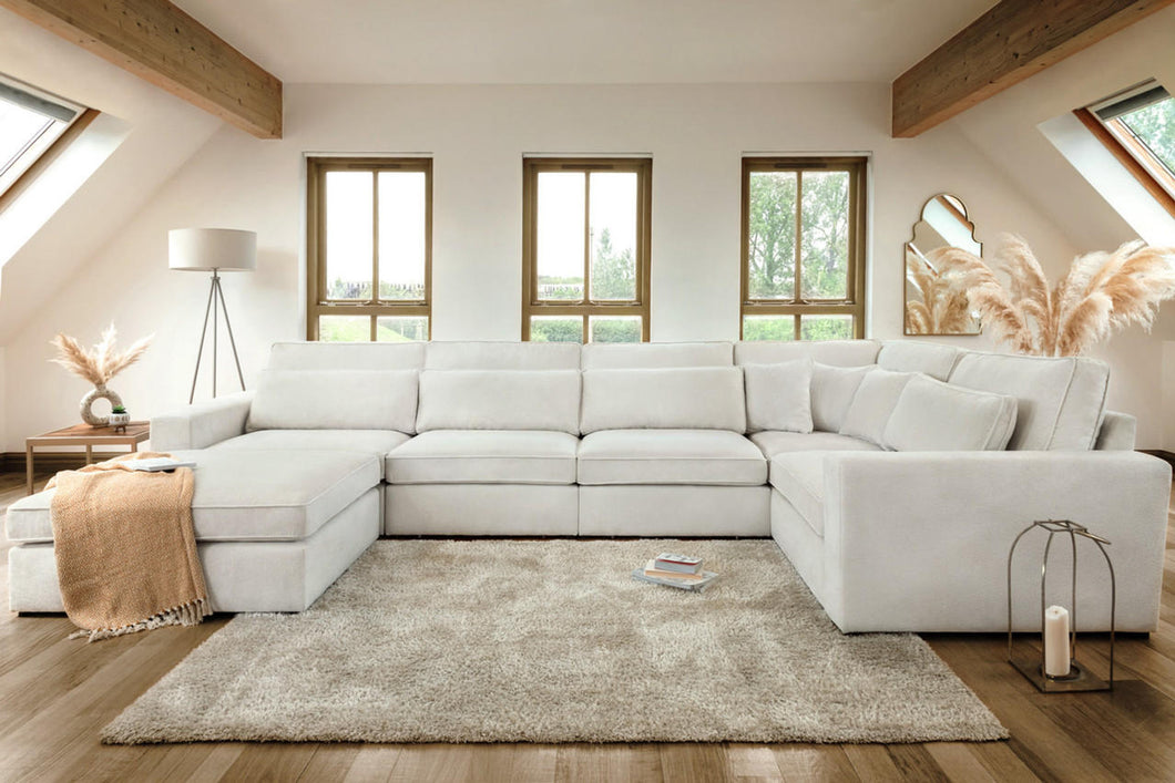 Kiana Sofa Set - Grey or Mocha - Available in a Large/Small Corners & Modulars to Build Your Own Size