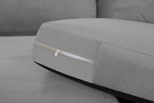 Load image into Gallery viewer, Mirabel Corner Sofa - Grey or Mocha Plush - Available in Left or Right Hand Facing
