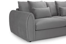 Load image into Gallery viewer, Mirabel Corner Sofa - Grey or Mocha Plush - Available in Left or Right Hand Facing
