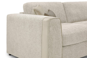 Naples Sofa - Grey or Beige or Mocha Plush - Available Corner, 3,2 & Armchair