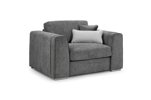 Naples Sofa - Grey or Beige or Mocha Plush - Available Corner, 3,2 & Armchair