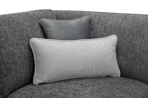 Naples Sofa - Grey or Beige or Mocha Plush - Available Corner, 3,2 & Armchair