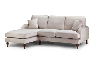 Rupert Beige Sofa - Available Corner, 4, 3,2 Seaters & Armchair