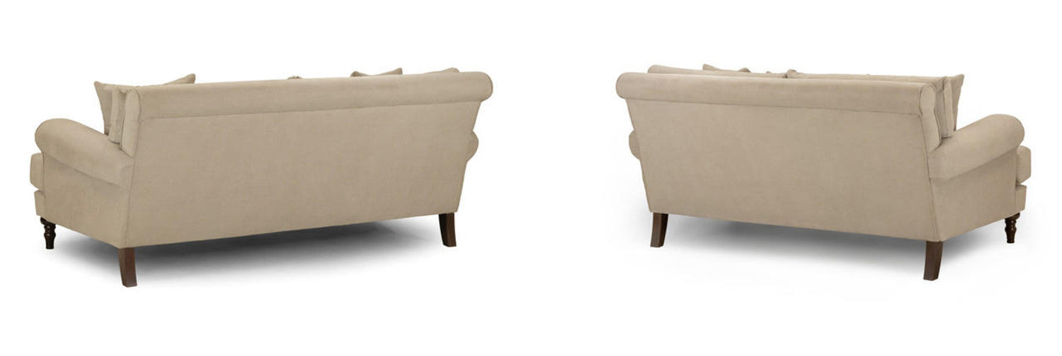 Summer Sofa - Beige or Grey - Available in 4, 3,2 Seaters & Armchair