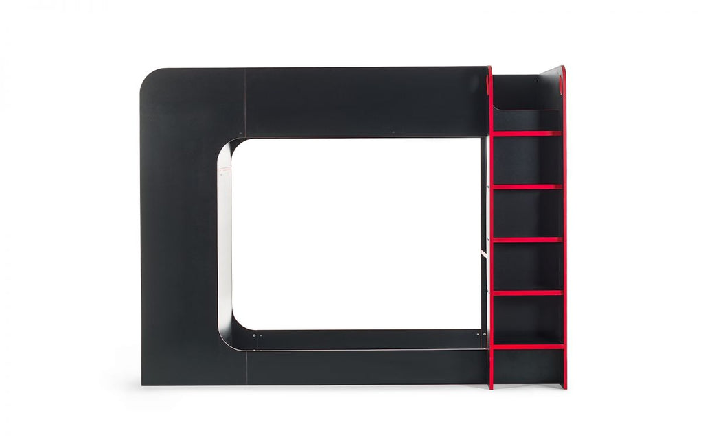 FB Gaming Bunk - Available in White or Black/Red