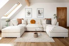 Load image into Gallery viewer, Inga Fullback Large Corner Sofa - Available Grey Or Biege - 330x200x200cm
