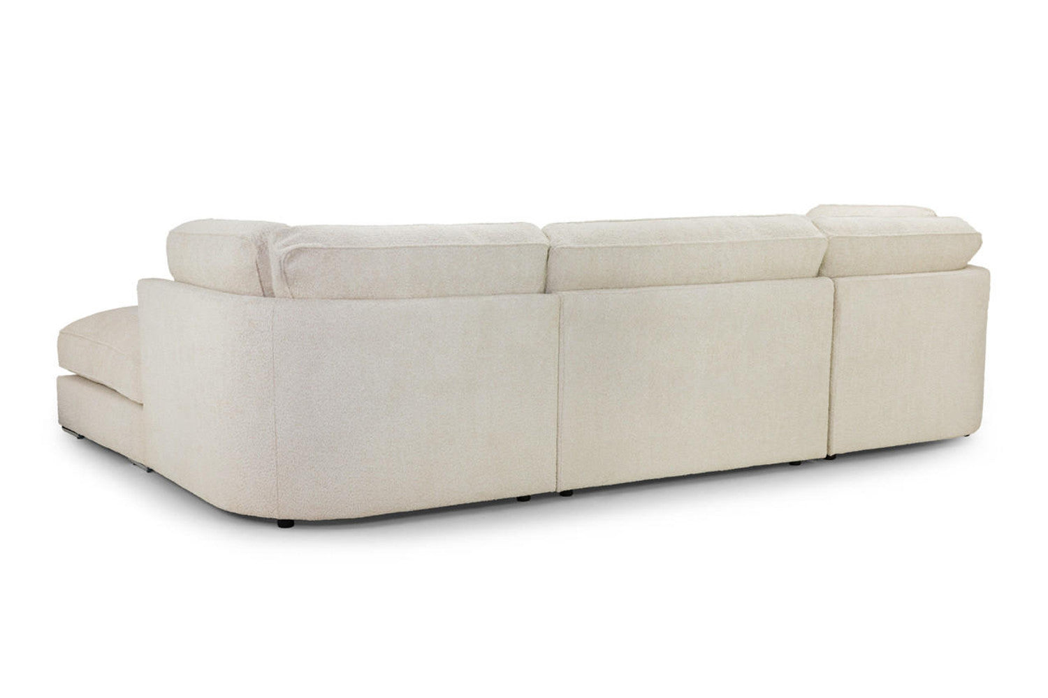 Inga Fullback Large Corner Sofa - Available Grey Or Biege - 330x200x200cm