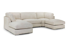 Load image into Gallery viewer, Inga Fullback Large Corner Sofa - Available Grey Or Biege - 330x200x200cm
