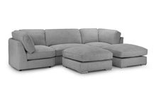 Load image into Gallery viewer, Inga Fullback Large Corner Sofa - Available Grey Or Biege - 330x200x200cm
