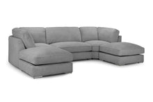 Load image into Gallery viewer, Inga Fullback Large Corner Sofa - Available Grey Or Biege - 330x200x200cm
