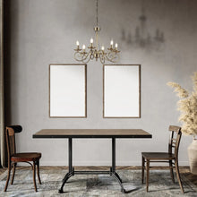 Load image into Gallery viewer, Pegasus Candle Vintage Antique Brass French Chandelier Ceiling Light E14 - Available in 3, 5 &amp; 8 Candle
