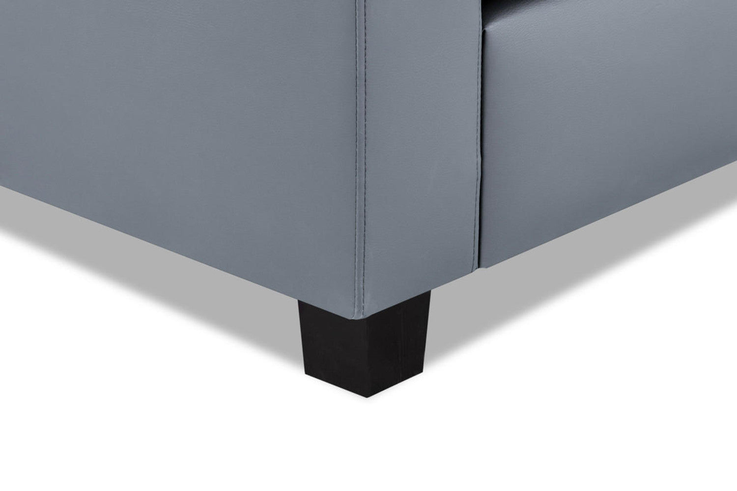 Jerry Sofa - Available in 3+2 or Armchair- Colour Options Leather Faux Black, Grey or Grey Fabric