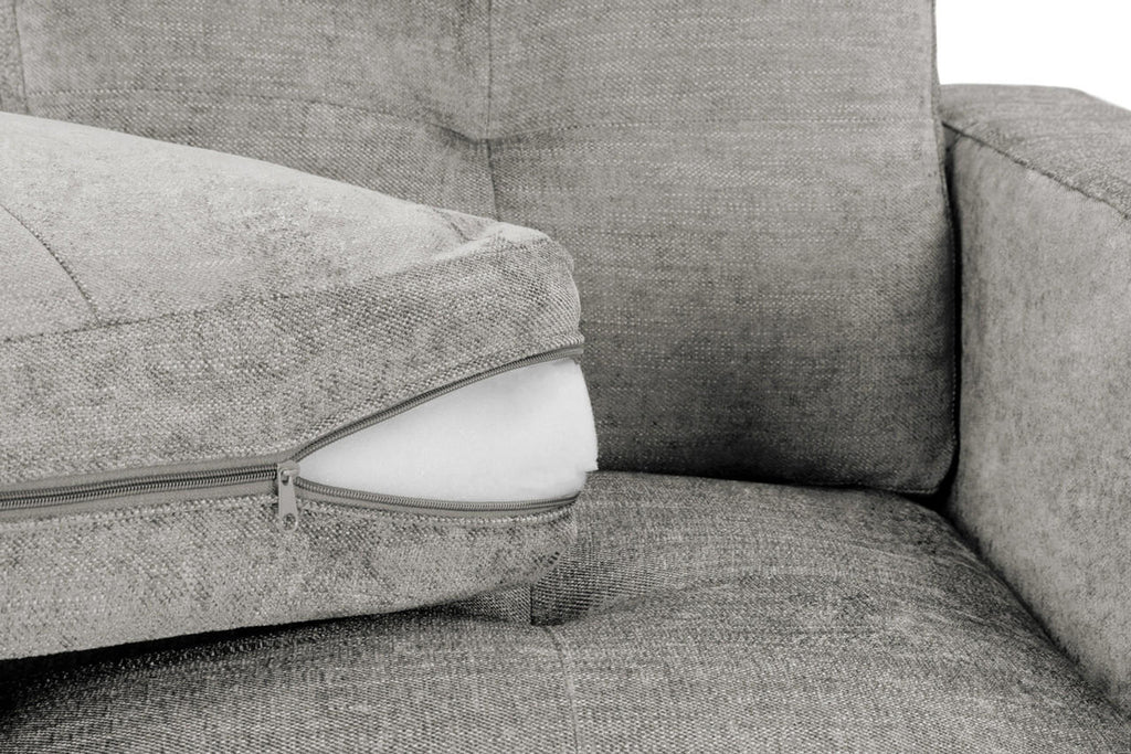 Jerry Sofa - Available in 3+2 or Armchair- Colour Options Leather Faux Black, Grey or Grey Fabric