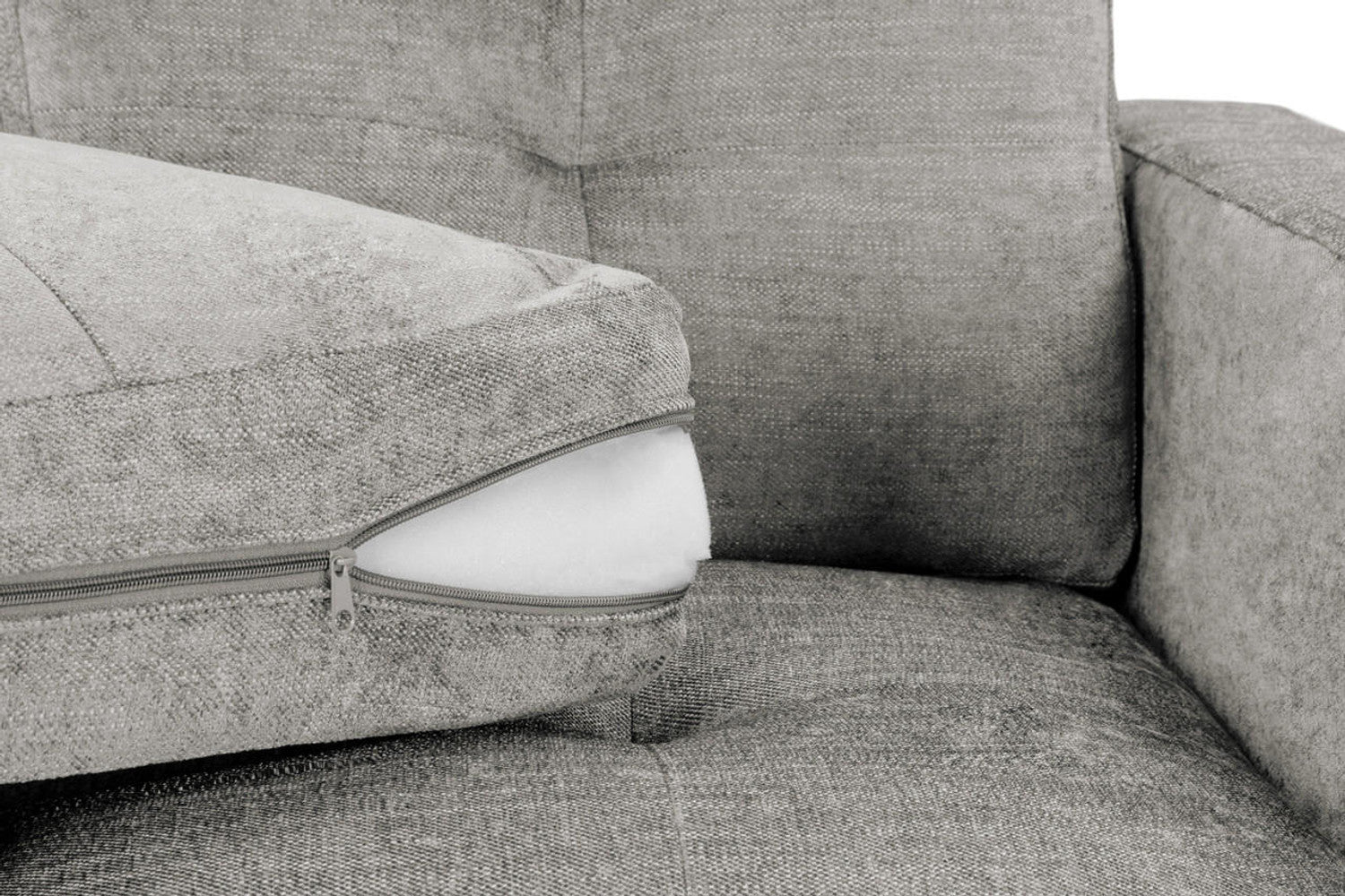 Jerry Sofa - Available in 3+2 or Armchair- Colour Options Leather Faux Black, Grey or Grey Fabric