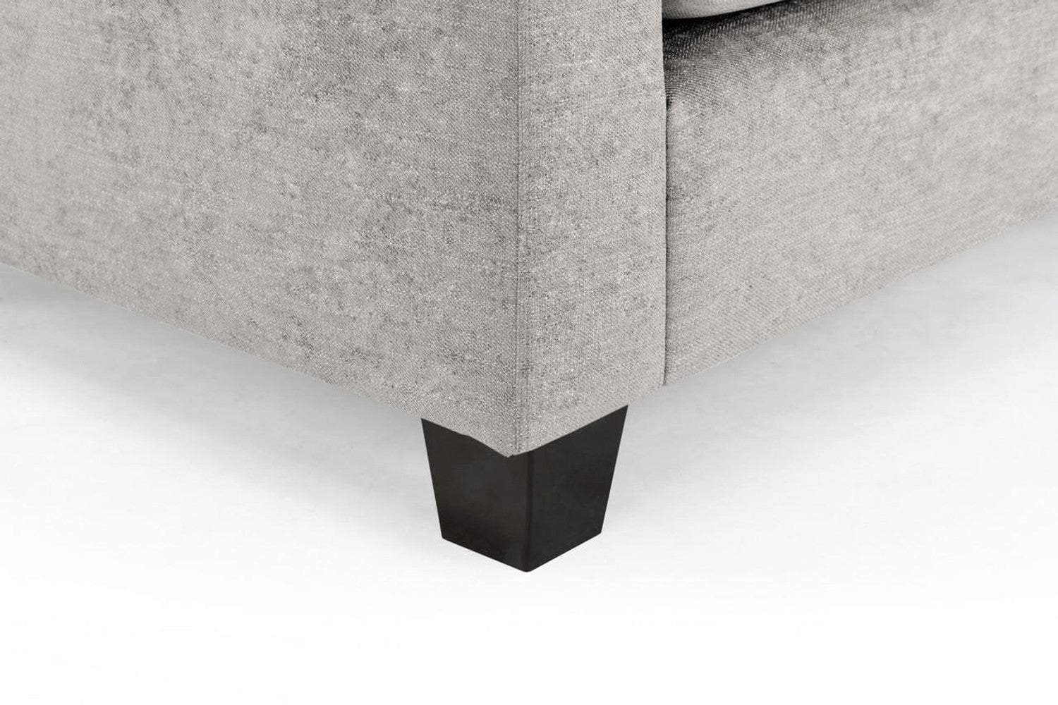 Jerry Sofa - Available in 3+2 or Armchair- Colour Options Leather Faux Black, Grey or Grey Fabric