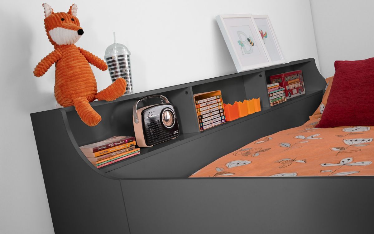 Jupiter Midsleeper - Available in White, Anthracite or Grey Oak - Mattress option
