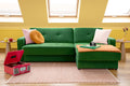 Kair SofaBed - Grey, Plush Yellow, Plush Blue, Plush Green, Plush Teal - Available in Universal Corner