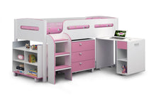 Load image into Gallery viewer, Kids Kimbo Cabin Bed - Available in Sonoma Oak or Pink - Mattress Option
