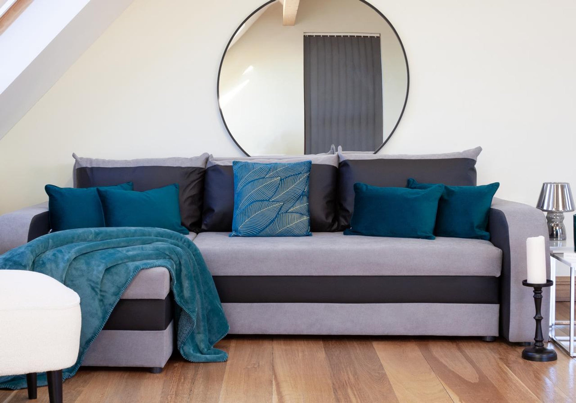Kris SofaBed - Grey or Black & Grey - Available in Universal Corner