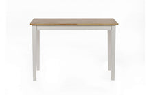 Load image into Gallery viewer, Linwood Small Dining Table (114cm x 68cm) - Oak Top &amp; White Legs - Bench &amp; Chair Option Available
