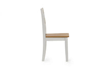 Load image into Gallery viewer, Linwood Small Dining Table (114cm x 68cm) - Oak Top &amp; White Legs - Bench &amp; Chair Option Available
