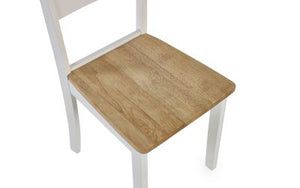 Linwood Small Dining Table (114cm x 68cm) - Oak Top & White Legs - Bench & Chair Option Available