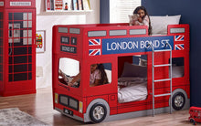 Load image into Gallery viewer, Kids London Bus Bunk Bed - Optional Mattress
