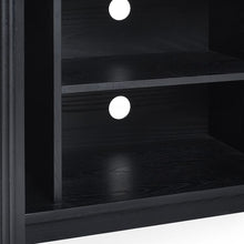 Load image into Gallery viewer, Louis Black Fluted Media Unit - 40cm D x 140cm W x 53cm H
